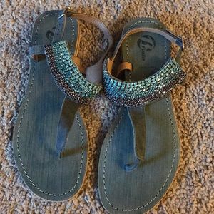 Glitter sandals